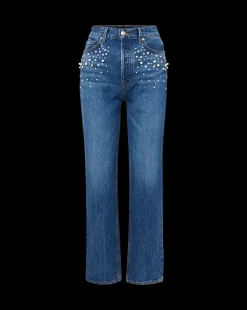 Veronica Beard Jeans|The Veronicas' Favorites*Daniela Straight Leg Jean in x Poppy Delevingne Serendipity