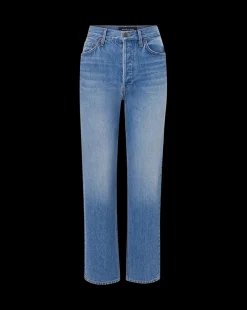 Veronica Beard Jeans*Daniela Straight-Leg Jean in Lakeshore Blush LakeshoreBlush