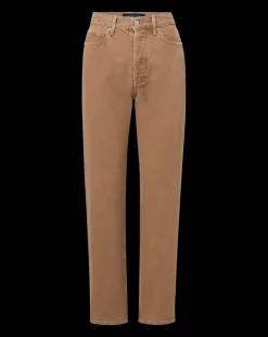 Veronica Beard Jeans*Daniela Straight-Leg Jeans in Tan Sierra TanSierra