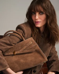Veronica Beard Crossbody Bags|The Veronicas' Favorites*Dash Suede Bag in Bark