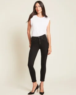 Veronica Beard Jeans*Debbie Ankle Crop Skinny Jean in Onyx
