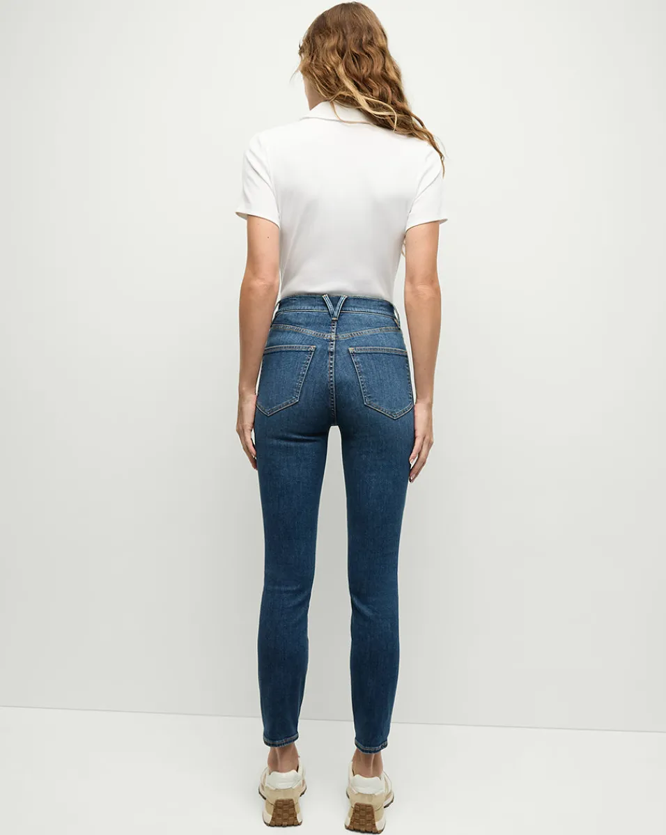 Veronica Beard Jeans|Vb Classics*Debbie Ankle-Crop Skinny Jean in Bright Blue BrightBlue