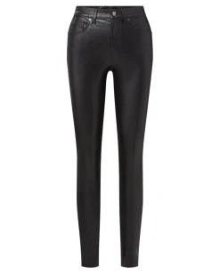 Veronica Beard Jeans|Pants*Debbie Skinny Vegan Leather Pant Black