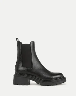 Veronica Beard Boots & Booties*Delilah Leather Bootie in Black