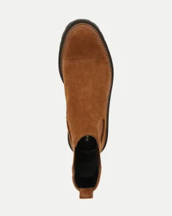 Veronica Beard Boots & Booties*Delilah Suede Bootie in Caramel