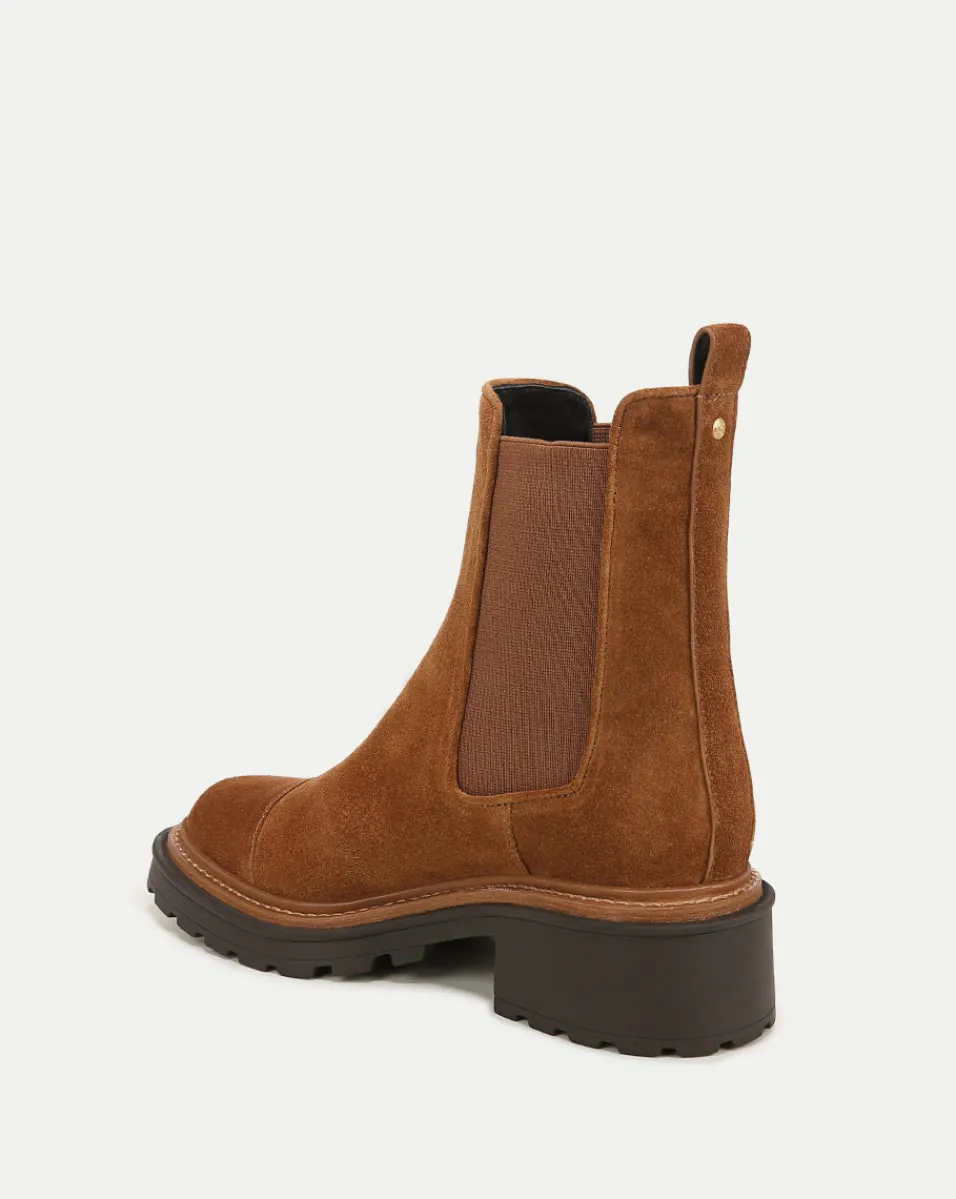 Veronica Beard Boots & Booties*Delilah Suede Bootie in Caramel