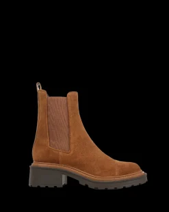 Veronica Beard Boots & Booties*Delilah Suede Bootie in Caramel