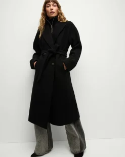 Veronica Beard Jackets & Outerwear|Party Dressing*Della Wool Dickey Coat in Black