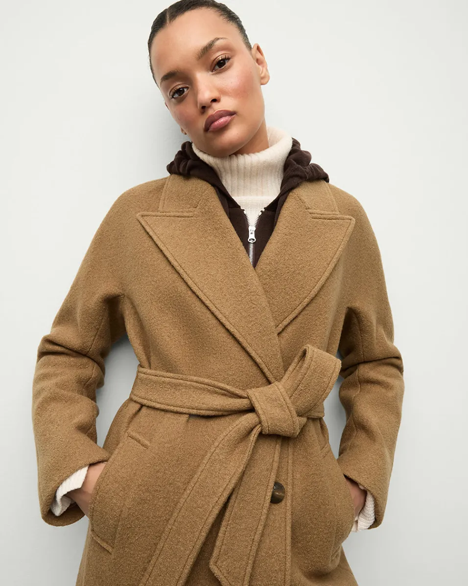 Veronica Beard Jackets & Outerwear|The Veronicas' Favorites*Della Wool Dickey Coat in Dark Camel DarkCamel