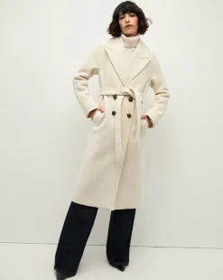 Veronica Beard Jackets & Outerwear|Party Dressing*Della Wool Dickey Coat in Ecru