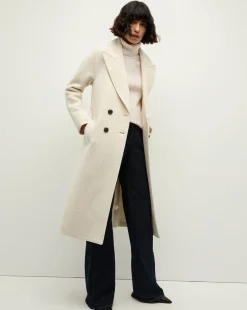 Veronica Beard Jackets & Outerwear|Party Dressing*Della Wool Dickey Coat in Ecru