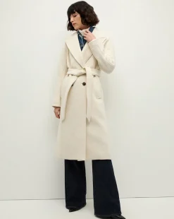 Veronica Beard Jackets & Outerwear|Party Dressing*Della Wool Dickey Coat in Ecru