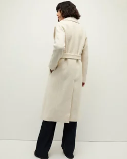 Veronica Beard Jackets & Outerwear|Party Dressing*Della Wool Dickey Coat in Ecru