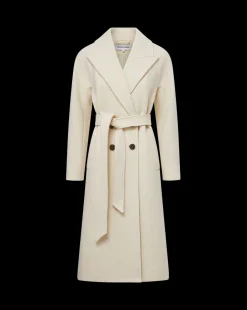 Veronica Beard Jackets & Outerwear|Party Dressing*Della Wool Dickey Coat in Ecru