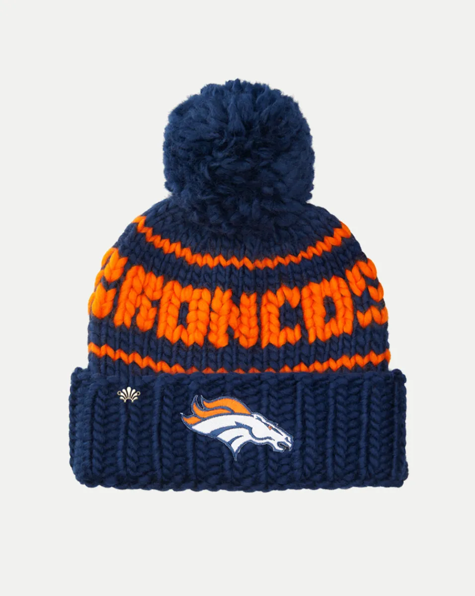 Veronica Beard Accessories|The Gift Guide*Denver Broncos Beanie in Navy