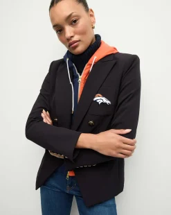 Veronica Beard Jackets & Outerwear*Denver Broncos Dickey Jacket in Navy/Gold DenverBroncos