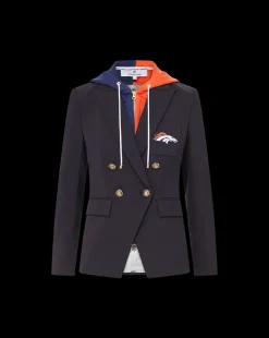 Veronica Beard Jackets & Outerwear*Denver Broncos Dickey Jacket in Navy/Gold DenverBroncos
