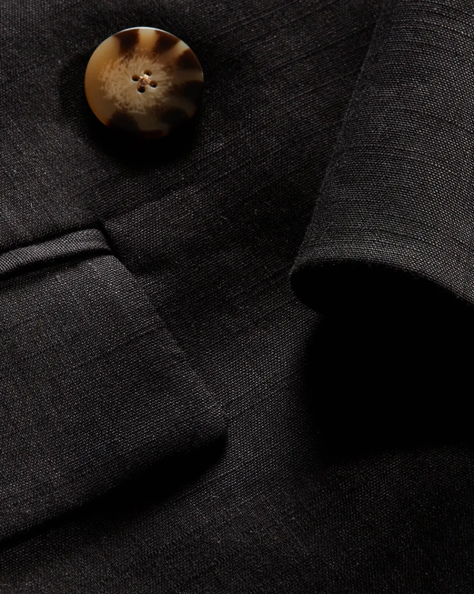 Veronica Beard Jackets & Outerwear*Didion Stretch-Linen Jacket in Black