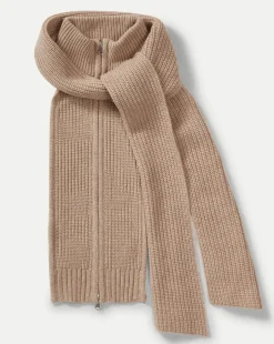 Veronica Beard Dickeys*Dorsey Cashmere Scarf Dickey in Oatmeal