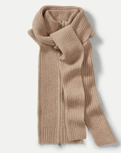 Veronica Beard Dickeys*Dorsey Cashmere Scarf Dickey in Oatmeal