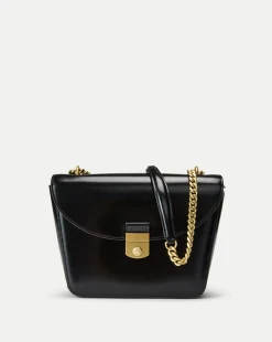 Veronica Beard Shoulder Bags|Party Dressing*Double Link Flap Bag in Black
