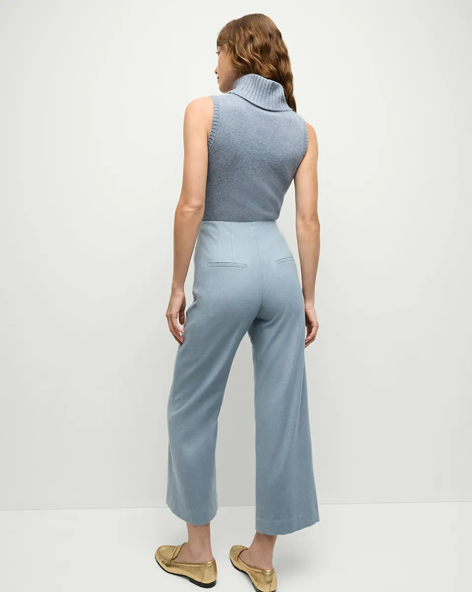 Veronica Beard Pants|Matching Sets*Dova Pant in Heather Smoke Blue HeatherSmokeBlue