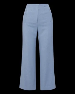Veronica Beard Pants|Matching Sets*Dova Pant in Heather Smoke Blue HeatherSmokeBlue