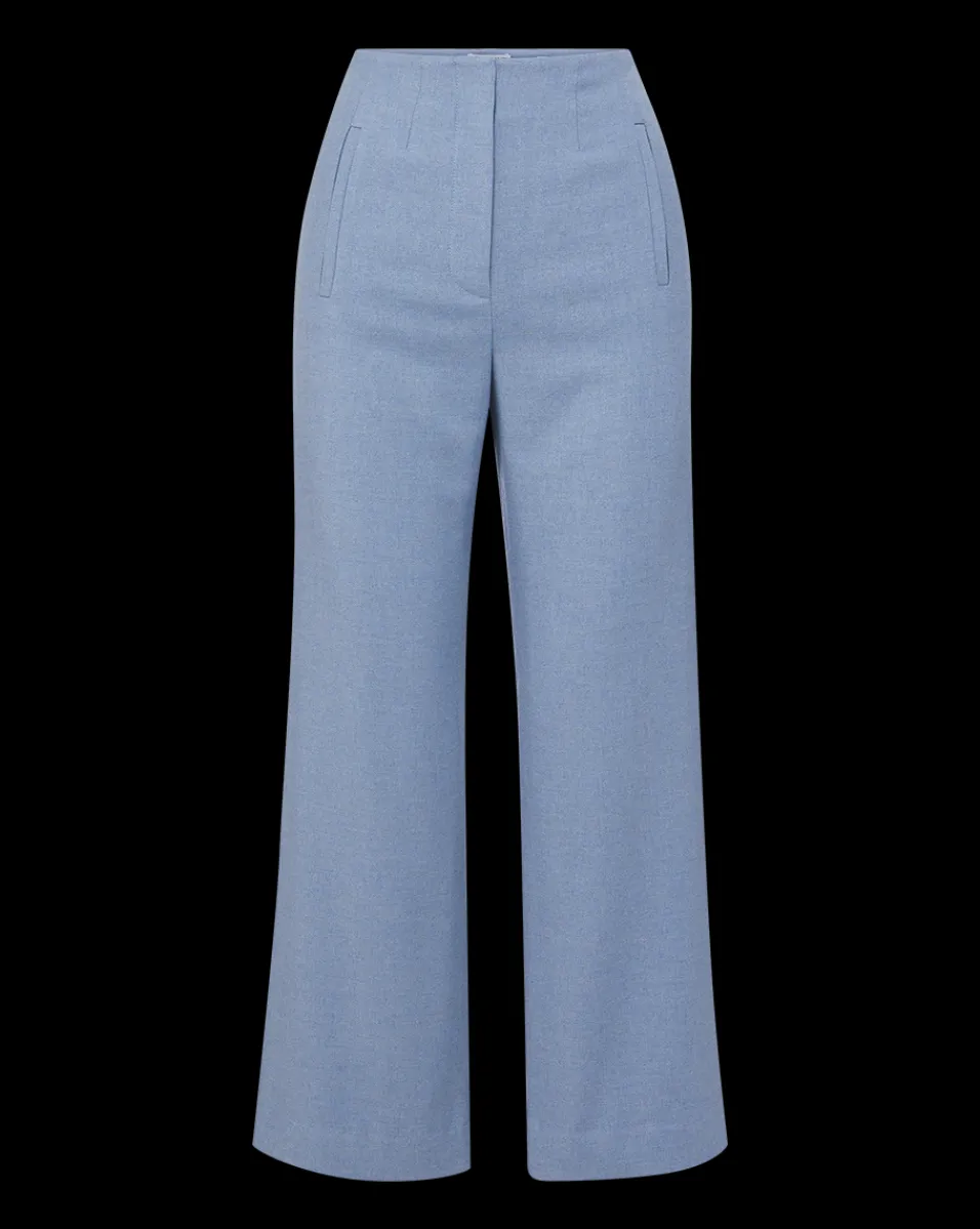 Veronica Beard Pants|Matching Sets*Dova Pant in Heather Smoke Blue HeatherSmokeBlue