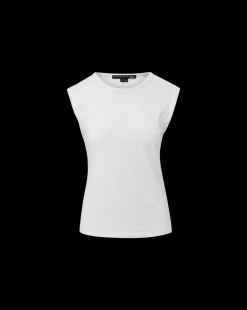 Veronica Beard Tops|Vb Classics*Dree Muscle Tee White