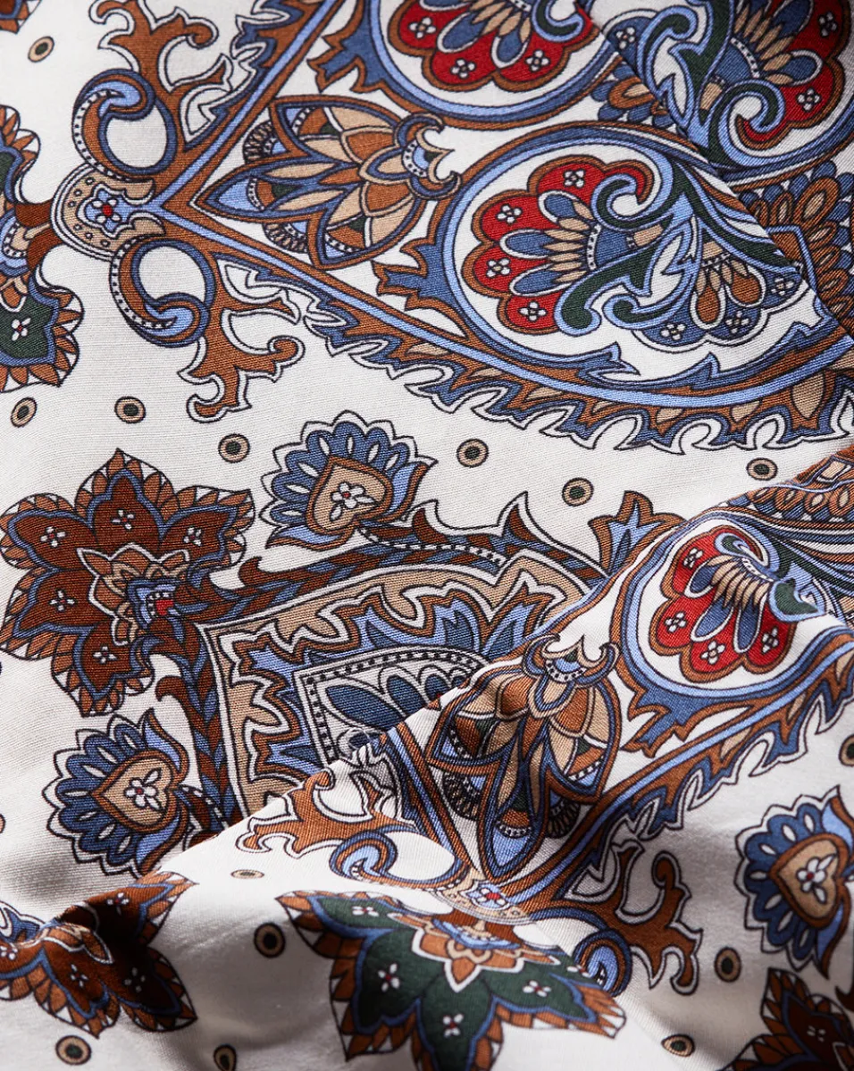 Veronica Beard Tops*Drey Kaleidoscope-Print Top in Off-White Multi Off-WhiteMulti