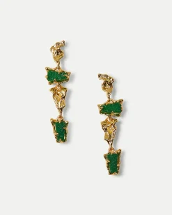 Veronica Beard Accessories|The Veronicas' Favorites*Druzy Linear Earring in Gold