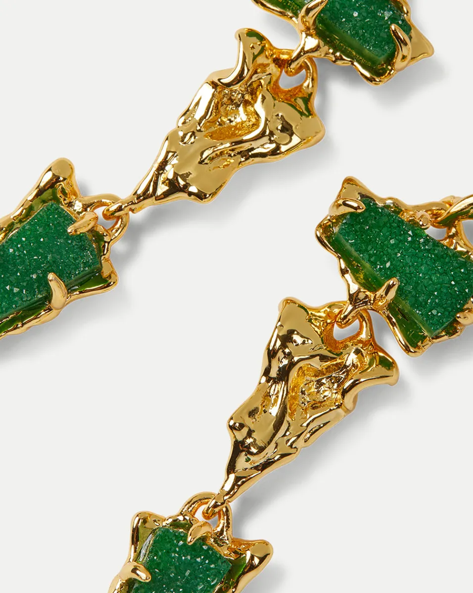 Veronica Beard Accessories|The Veronicas' Favorites*Druzy Linear Earring in Gold