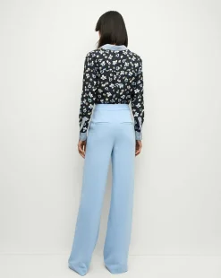 Veronica Beard Pants|Matching Sets*Edia Pant in Blue Sky BlueSky