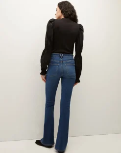 Veronica Beard Tops*Effy Puff-Sleeve Top Black