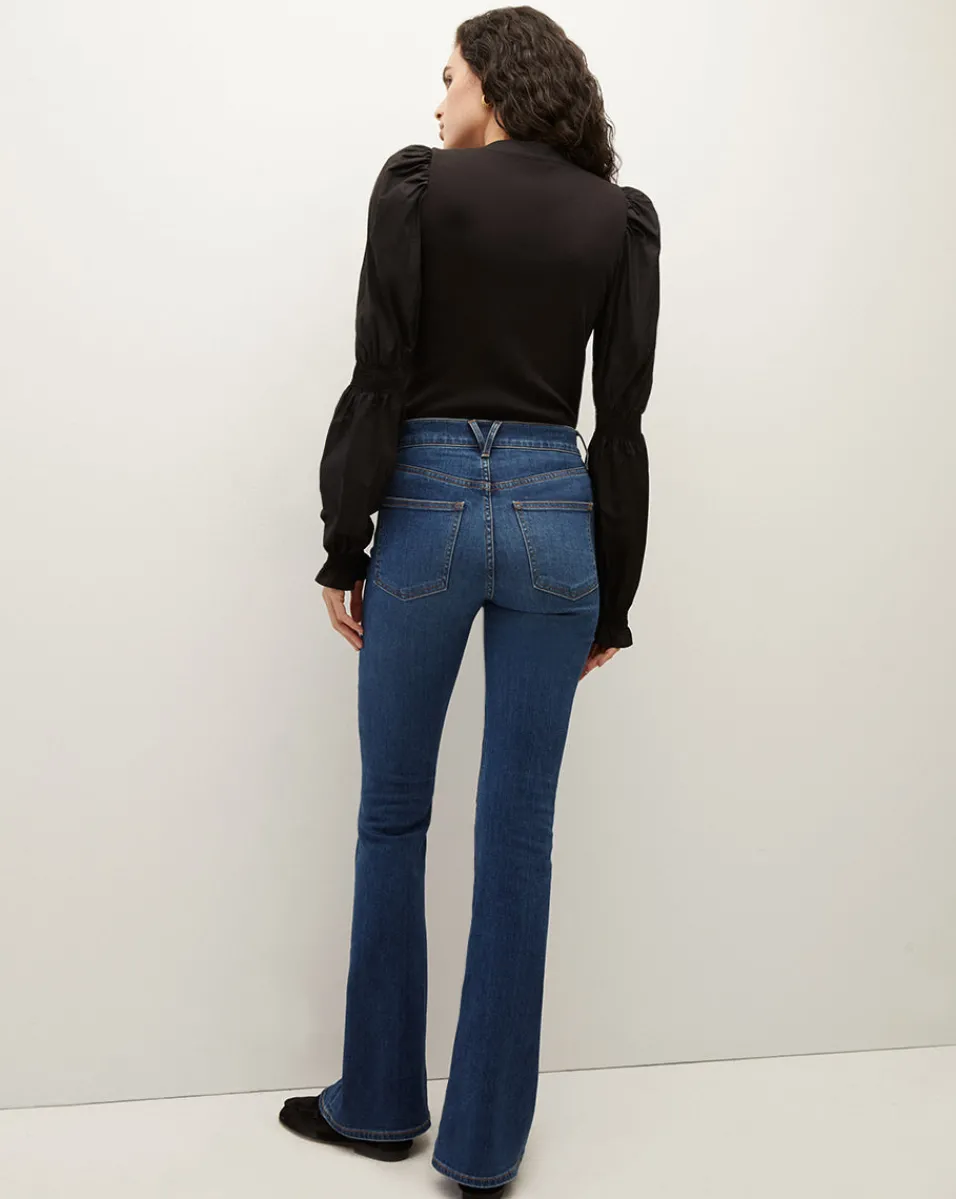Veronica Beard Tops*Effy Puff-Sleeve Top Black