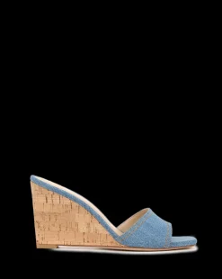 Veronica Beard Sandals*Ellen Wedge Sandal Blue