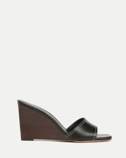 Veronica Beard Sandals*Ellen Wedge Sandal in Black