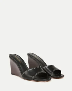 Veronica Beard Sandals*Ellen Wedge Sandal in Black