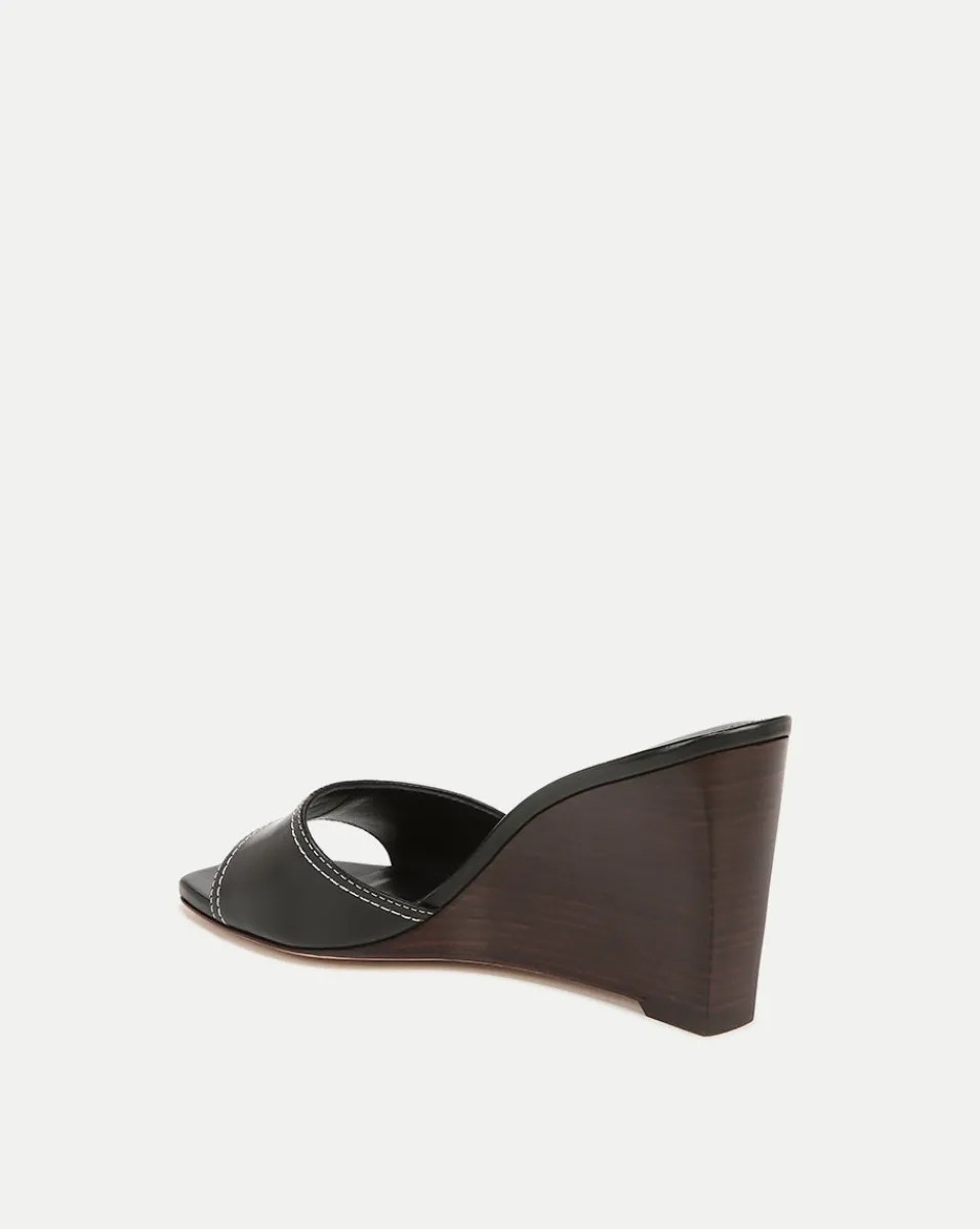Veronica Beard Sandals*Ellen Wedge Sandal in Black