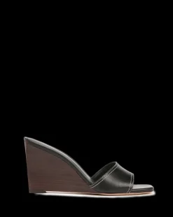 Veronica Beard Sandals*Ellen Wedge Sandal in Black