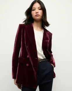 Veronica Beard Jackets & Outerwear|Matching Sets*Ellette Dickey Jacket in Wine