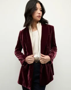 Veronica Beard Jackets & Outerwear|Matching Sets*Ellette Dickey Jacket in Wine