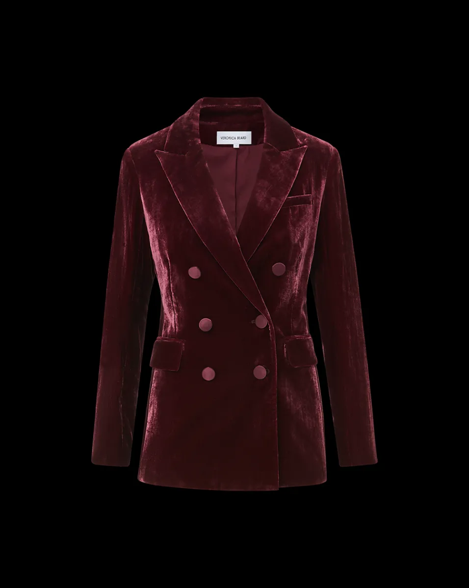 Veronica Beard Jackets & Outerwear|Matching Sets*Ellette Dickey Jacket in Wine