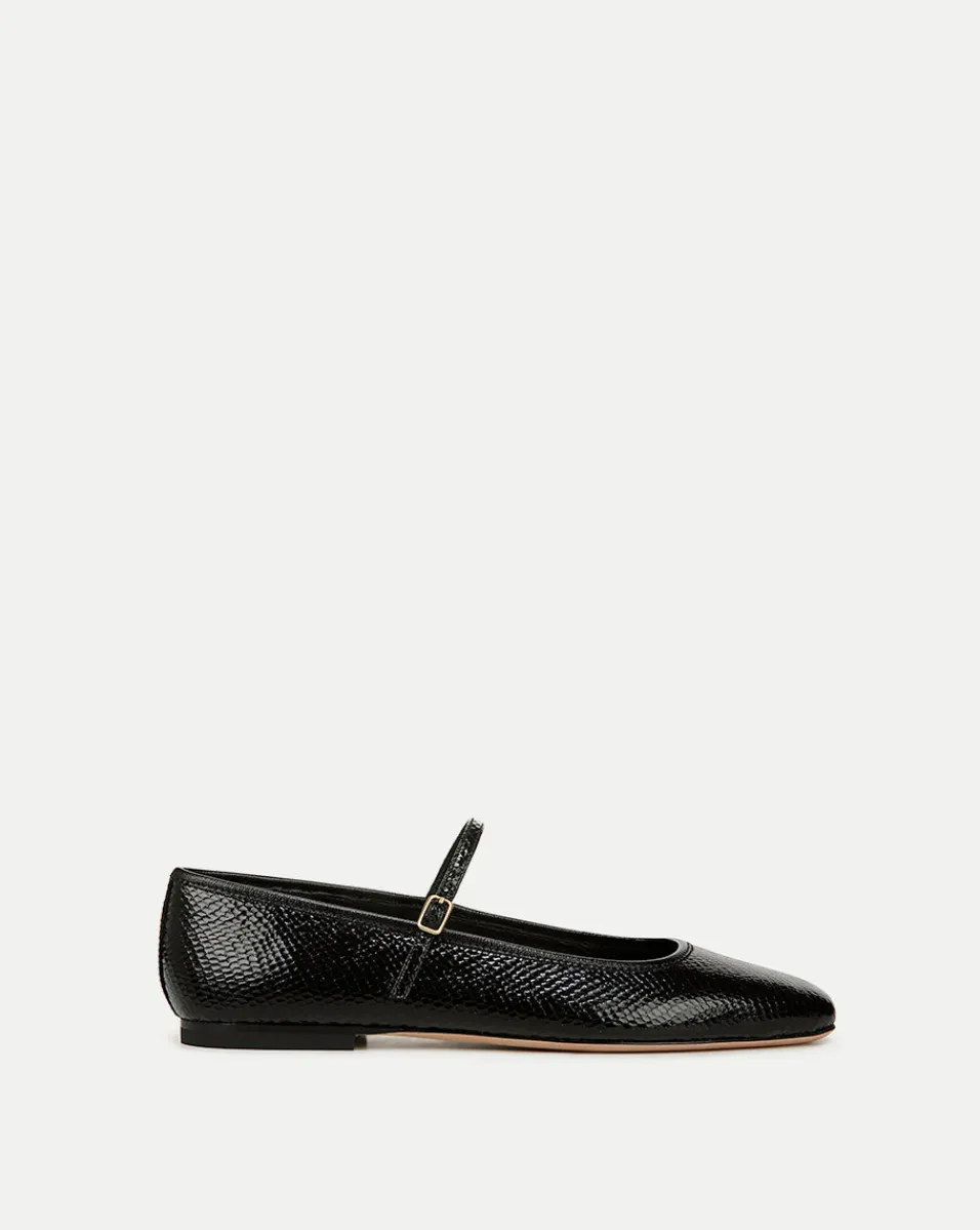 Veronica Beard Flats & Loafers*Ellie Metallic Flat in Black