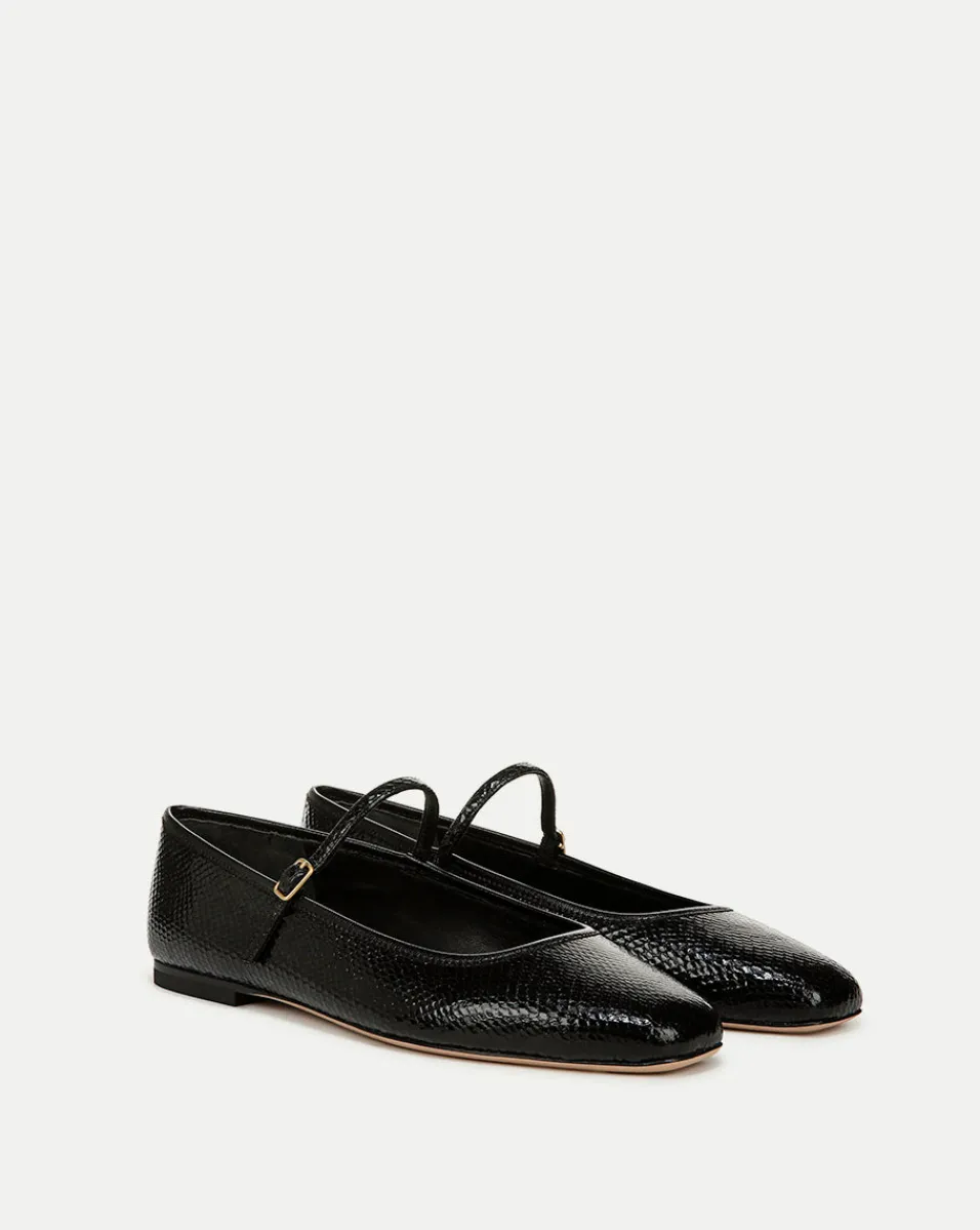 Veronica Beard Flats & Loafers*Ellie Metallic Flat in Black
