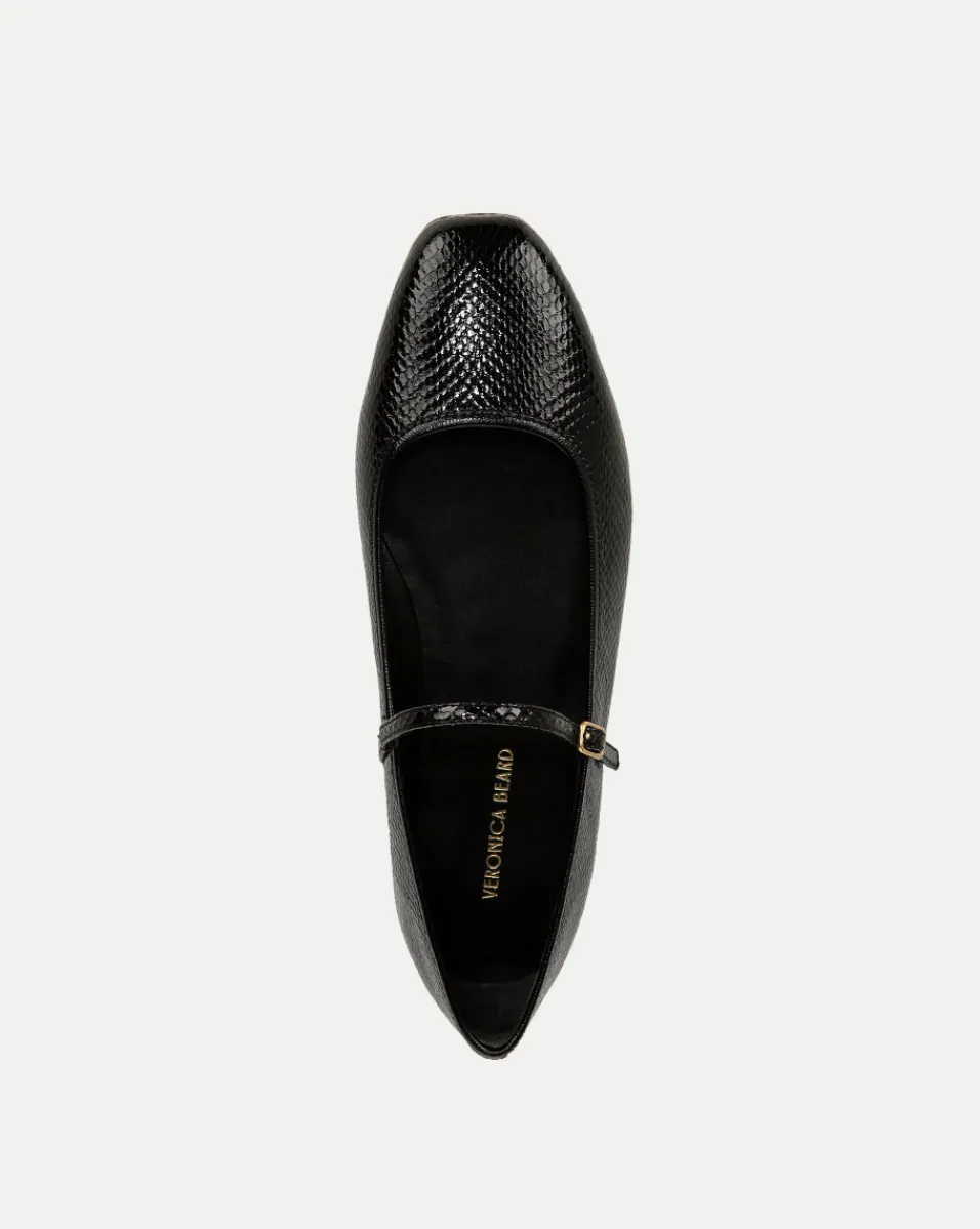Veronica Beard Flats & Loafers*Ellie Metallic Flat in Black