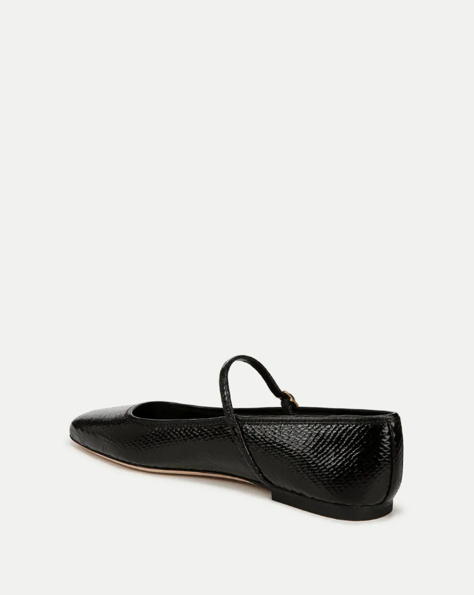 Veronica Beard Flats & Loafers*Ellie Metallic Flat in Black
