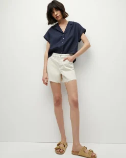 Veronica Beard Jeans|Skirts & Shorts*Ellis Denim Short in Ecru