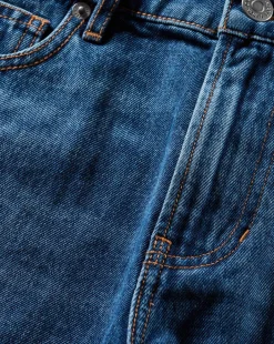 Veronica Beard Jeans|Skirts & Shorts*Ellis Denim Short in Stoned Bright Blue StonedBrightBlue