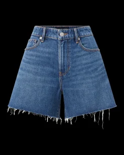 Veronica Beard Jeans|Skirts & Shorts*Ellis Denim Short in Stoned Bright Blue StonedBrightBlue